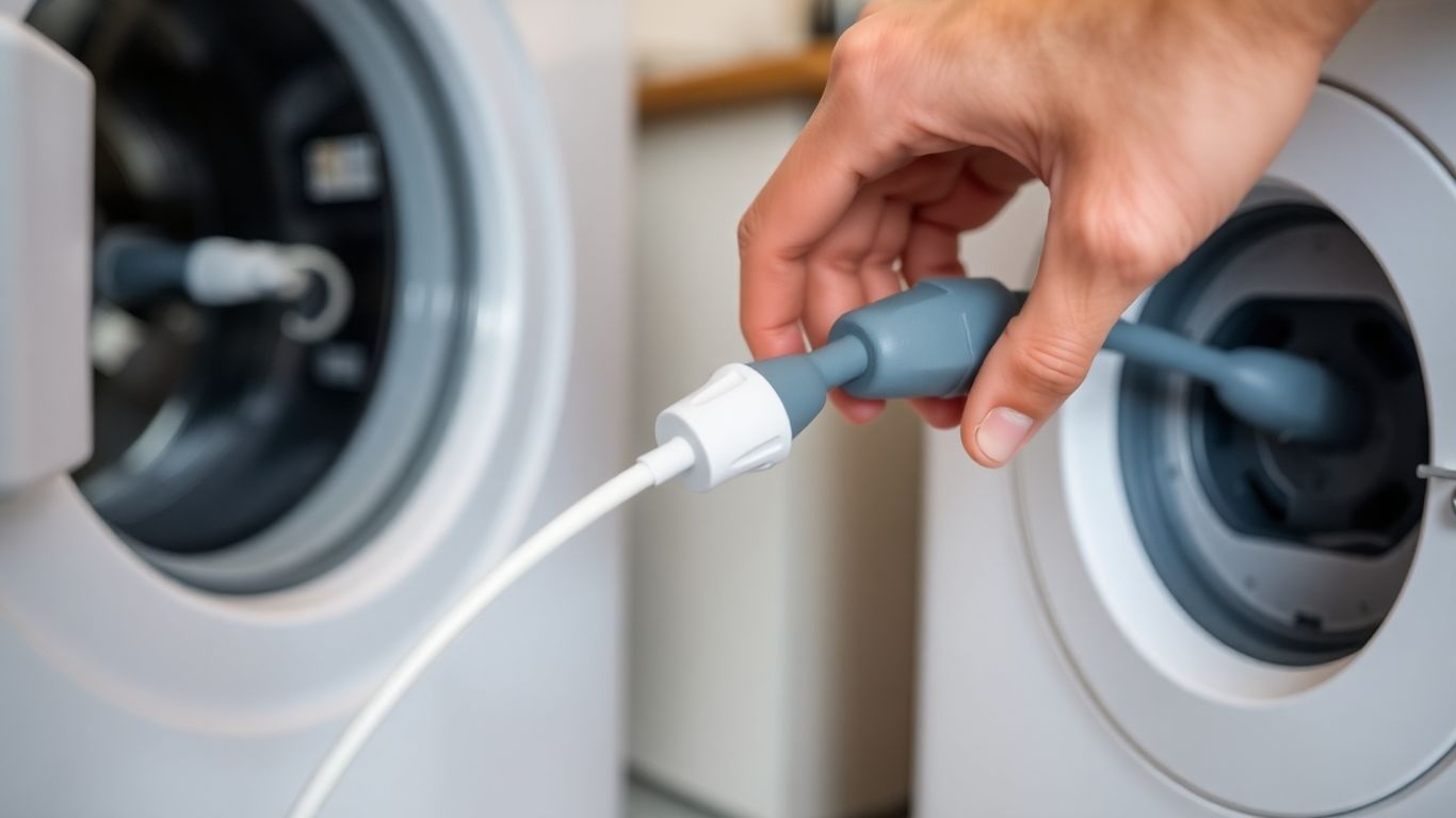 Anschluss von Haushaltsgeräten an die Steckdose